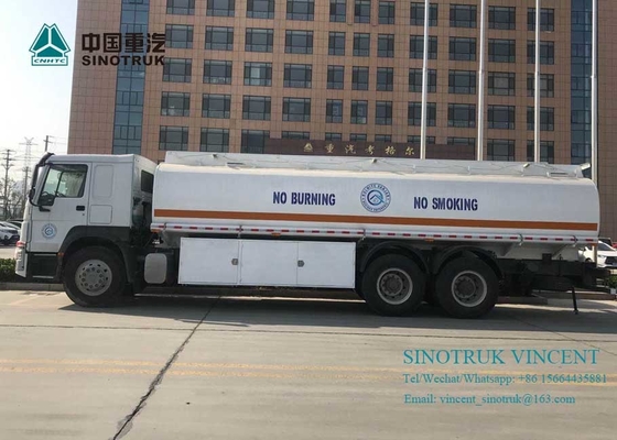 SINOTRUK HOWO 371HP Truk Tangki Bahan Bakar 26 Meter Kubik 260000Liter untuk Kebutuhan Anda