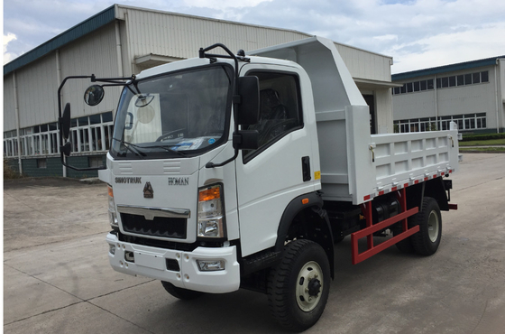 8Ton 4x4 Euro Tengah 2 Sinotruk Dump Truck ZZ1047E2815B180 Merek Homan