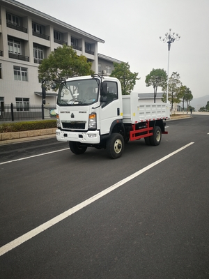8Ton 4x4 Euro Tengah 2 Sinotruk Dump Truck ZZ1047E2815B180 Merek Homan
