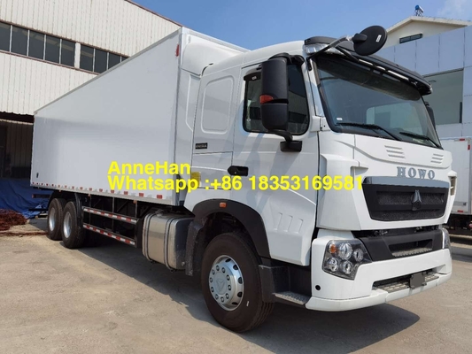 Single Cab 12 Roda 8x4 Kulkas Van Cargo Truck