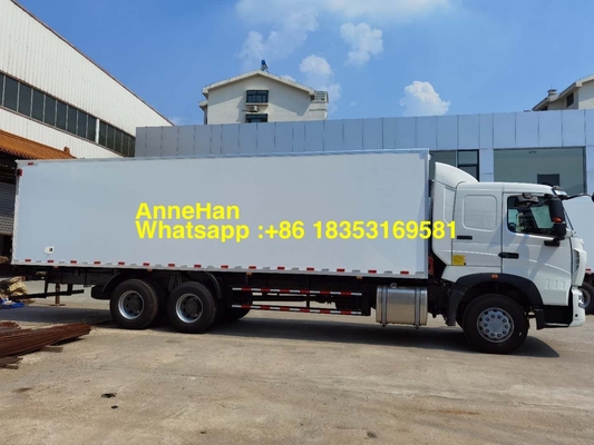 Single Cab 12 Roda 8x4 Kulkas Van Cargo Truck
