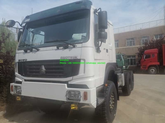 90 # Kingpin White 371hp 6x6 Howo 7 Truk Traktor