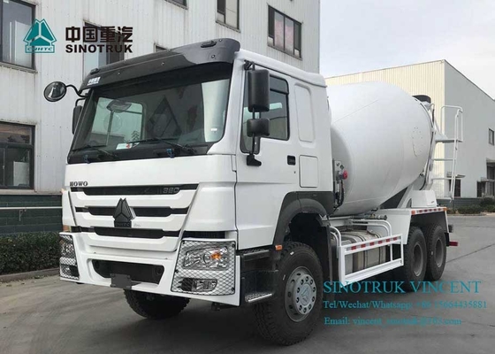ZZ1257N3841W EURO 4 380HP 6X4 3830mm Truk Pengaduk Beton