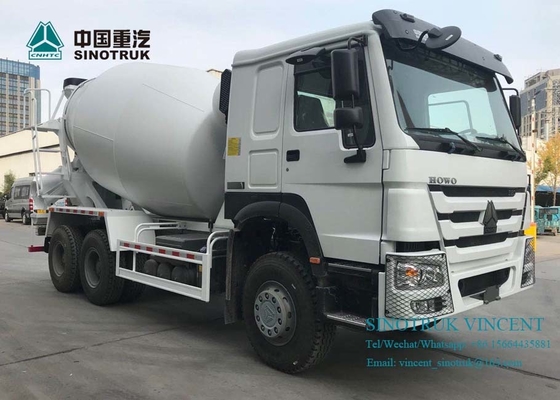 ZZ1257N3841W EURO 4 380HP 6X4 3830mm Truk Pengaduk Beton