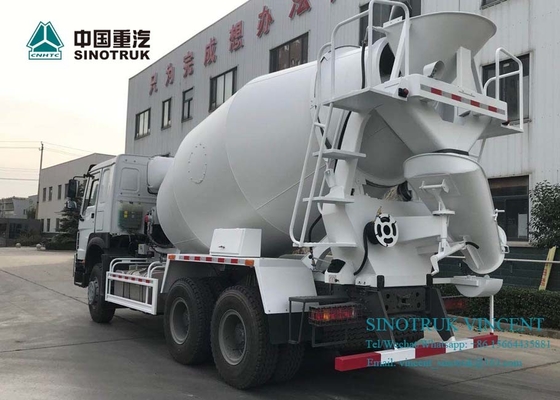 ZZ1257N3841W EURO 4 380HP 6X4 3830mm Truk Pengaduk Beton