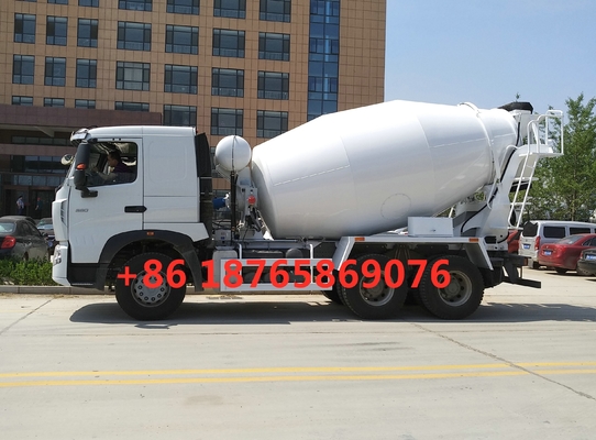 Truk Pengaduk Beton HC16 Alex 380hp 10cbm Putih ZZ1257N4047P1