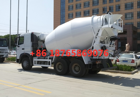 Truk Pengaduk Beton HC16 Alex 380hp 10cbm Putih ZZ1257N4047P1
