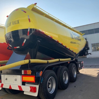 SGS Melewati Trailer Bahan Bubuk Kapasitas 45m3 dengan Kapasitas Apa Pun yang Anda Minta