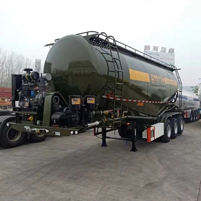 SGS Melewati Trailer Bahan Bubuk Kapasitas 45m3 dengan Kapasitas Apa Pun yang Anda Minta
