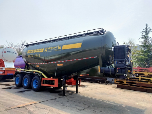 SGS Melewati Trailer Bahan Bubuk Kapasitas 45m3 dengan Kapasitas Apa Pun yang Anda Minta