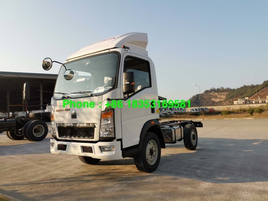4x2 Euro 3 LHD 1880 Cabin 5T Light Cargo Truck Untuk Sayuran