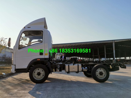4x2 Euro 3 LHD 1880 Cabin 5T Light Cargo Truck Untuk Sayuran