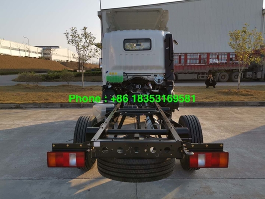 4x2 Euro 3 LHD 1880 Cabin 5T Light Cargo Truck Untuk Sayuran