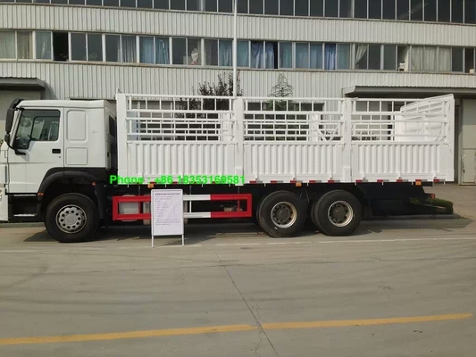 371hp 8x4 LHD Euro 2 50T Howo 7 Truk Kargo Berat