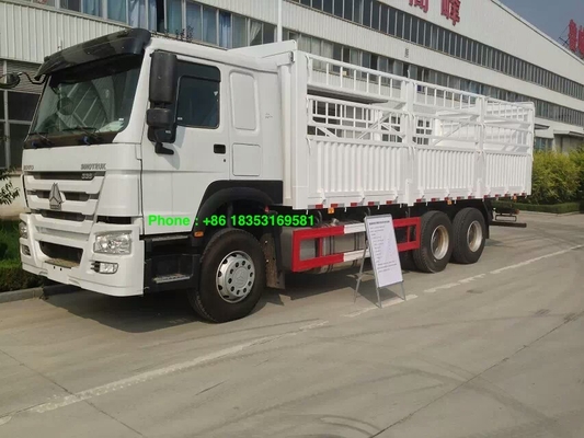 371hp 8x4 LHD Euro 2 50T Howo 7 Truk Kargo Berat