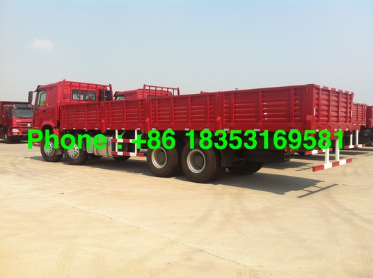 371hp 8x4 LHD Euro 2 50T Howo 7 Truk Kargo Berat
