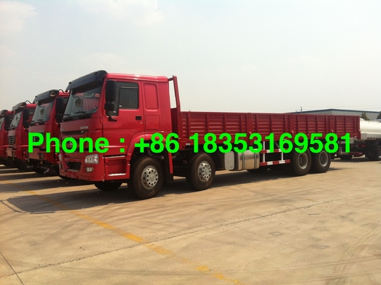 371hp 8x4 LHD Euro 2 50T Howo 7 Truk Kargo Berat
