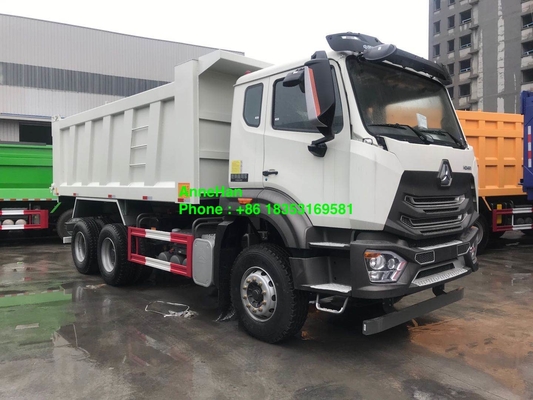 Manual 20M3 HOHAN Dump Truck Dengan HYVA Tipper 6x4 Depan