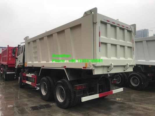 Manual 20M3 HOHAN Dump Truck Dengan HYVA Tipper 6x4 Depan