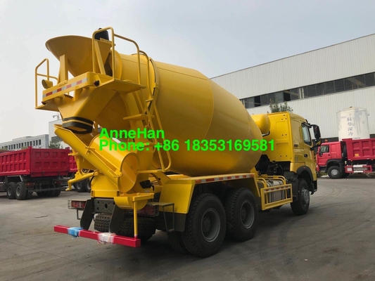 A7 Truk Tangki Pengaduk Sinotruk LHD RHD 10 Roda 340hp