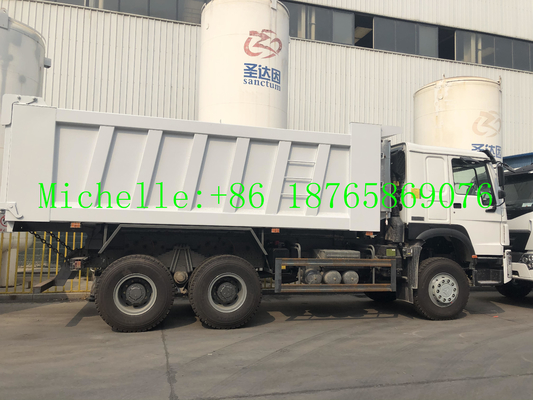 WD615.69 336hp Heavy Duty Dump Truck Untuk Lokasi Konstruksi