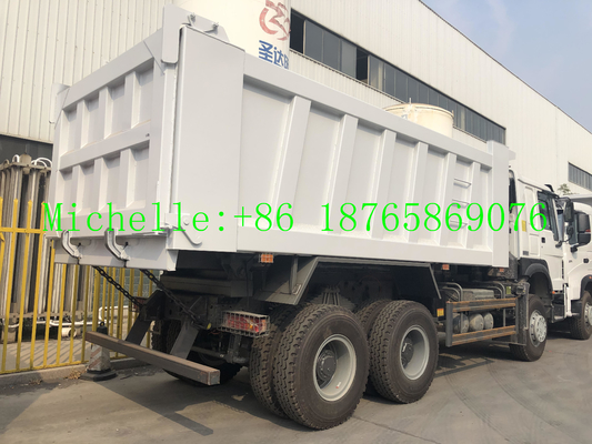 WD615.69 336hp Heavy Duty Dump Truck Untuk Lokasi Konstruksi