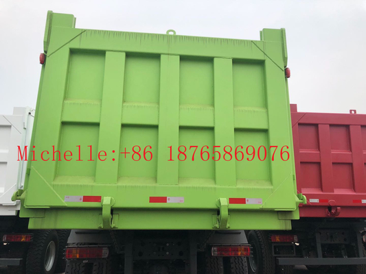 3 Axle 30cbm 45 Ton 8 * 4 12 Wheeler Dump Truck Untuk 2 Penumpang