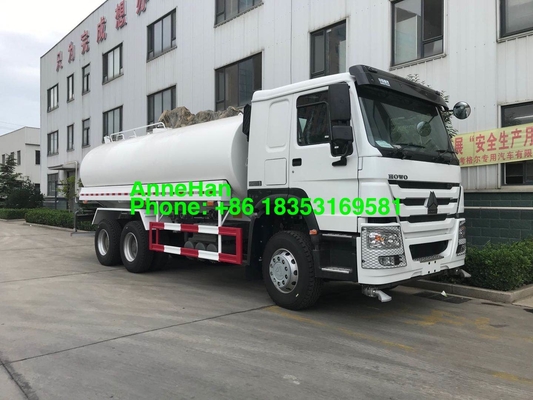 Sinotruk Howo 7 20000L 6x4 Truk Tangki Air Dengan Sistem Semprot
