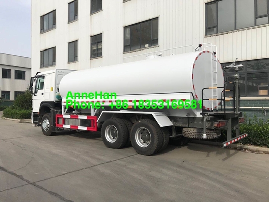 Sinotruk Howo 7 20000L 6x4 Truk Tangki Air Dengan Sistem Semprot