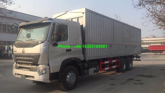 Howo Sinotruk Wing Van Mobil Truk Minuman Transportasi