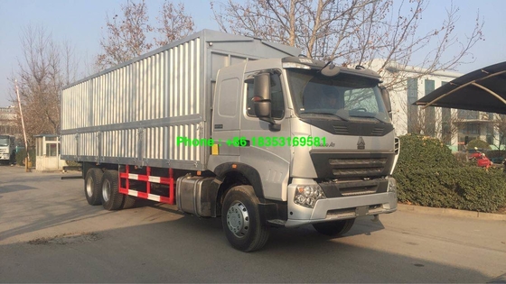 Howo Sinotruk Wing Van Mobil Truk Minuman Transportasi