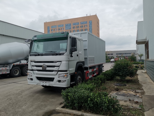 White SINOTRUK HOWO 6X4 Truk Kargo Berat Standar Emisi Euro II