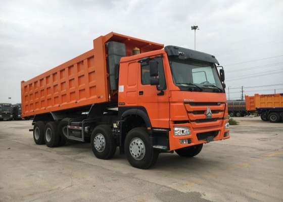 Kapasitas Pemuatan Tinggi 12 Wheeler Dump Truck Dengan Keselamatan Sistem Kontrol Hidrolik