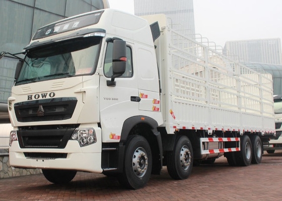 50 Ton SINOTRUK HOWO A7 8x4 Box Stake Truck 336/371 Horsepower