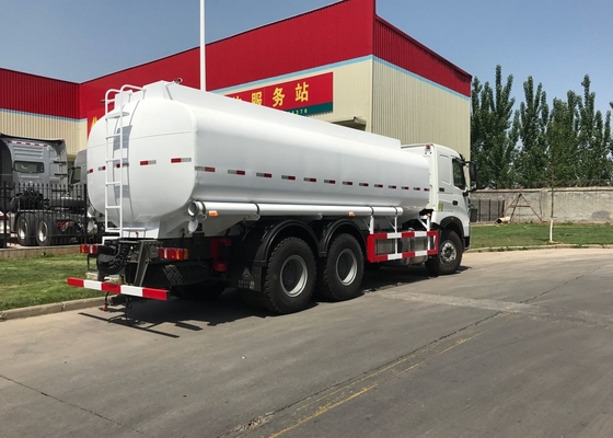 21000 Liter Sinotruk Howo A7 6x4 Tangki Bahan Bakar Truk Ketebalan Tangki 4 Mm