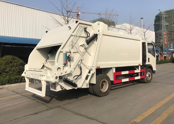 Sinotruk Howo 4 * 2 Truk Ringan 10CBM Truk Pemadat Sampah Untuk Pembersihan Kota