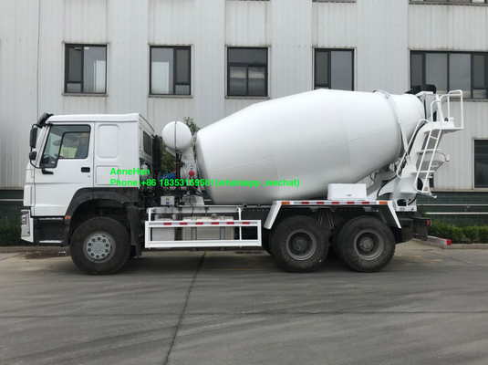 10 Roda 10M3 Truk Pengaduk Beton Sinotruk Howo 7 336hp Euro2 RHD