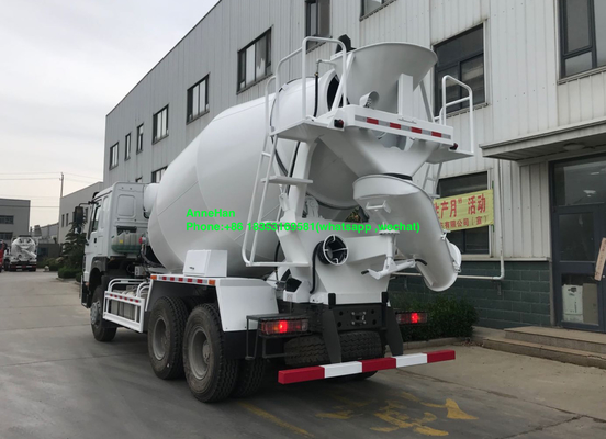 10 Roda 10M3 Truk Pengaduk Beton Sinotruk Howo 7 336hp Euro2 RHD