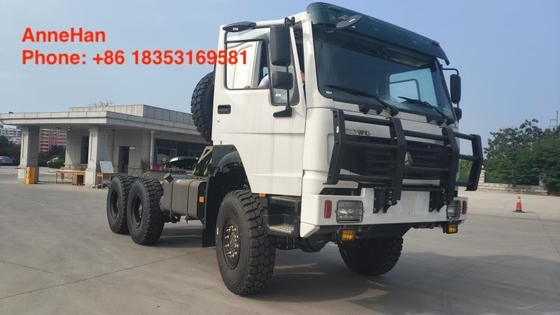 6x6 371hp Sinotruk Howo 7 Mesin Diesel Truk Penggerak Utama