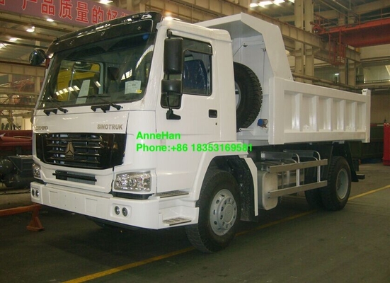30T Sinotruk Howo 4x2 Dump Truck 290hp Euro 2 Bahan Bakar Diesel