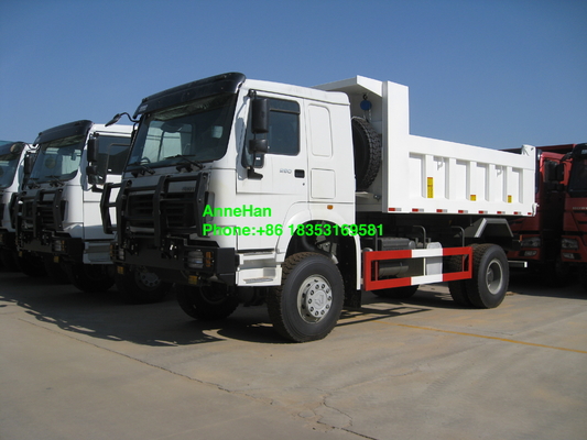 30T Sinotruk Howo 4x2 Dump Truck 290hp Euro 2 Bahan Bakar Diesel