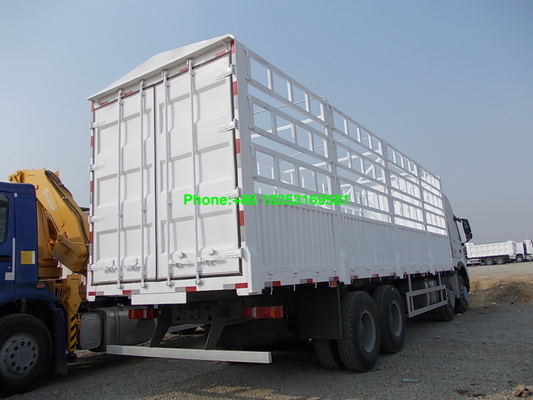 Sinotruk Howo 6x4 truk pengangkut kargo 371hp Kapasitas Beban 30T