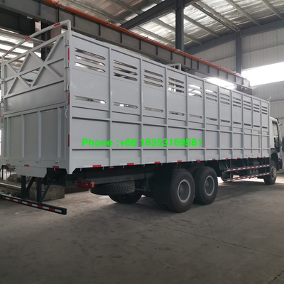 Sinotruk Howo 6x4 truk pengangkut kargo 371hp Kapasitas Beban 30T