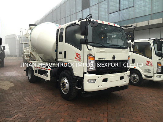 Mini Sinotruk 4 5 6m3 ​​Truk Komersial Tugas Ringan Truk Pencampur Beton Aspal