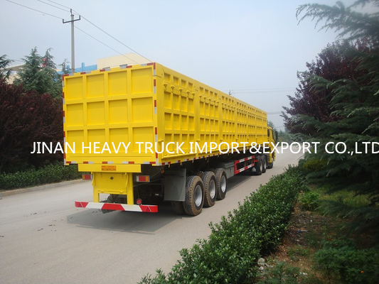 3 Gandar 40 Meter Kubik Trailer Semi Tugas Berat Dump Tipper Trailer