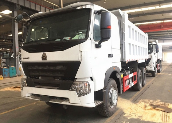 Sinotruk HOWO A7 6x4 371hp White Dump Truck Tipper Truck Truk Kargo