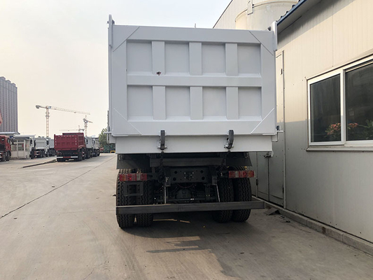 Sinotruk HOWO A7 6x4 371hp White Dump Truck Tipper Truck Truk Kargo