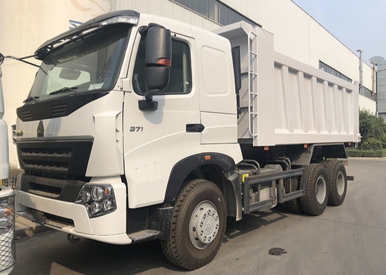 Sinotruk HOWO A7 6x4 371hp White Dump Truck Tipper Truck Truk Kargo