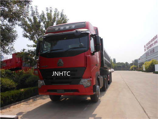 Truk Trailer Tipping Dump Belakang Tri Gandar Hidraulik Dengan Silinder Hidraulik Hyva