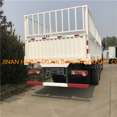 Sinotruk 336hp 371hp 6X4 HOWO Trailer Truk Kargo Berat 10 Wheeler Flatbed Truck